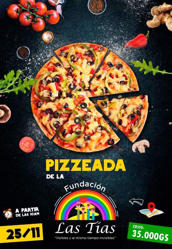 Hogar Las Tías organiza pizzeada para recaudar fondos