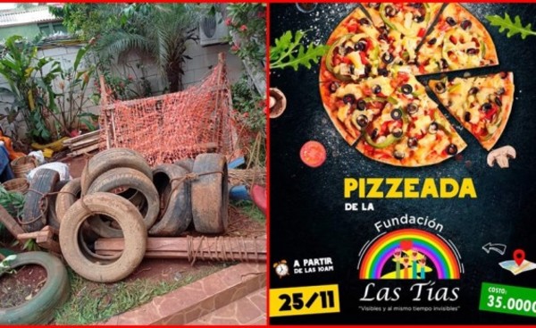 Las Tías venderán pizzas para motor de agua y cubrir gastos médicos