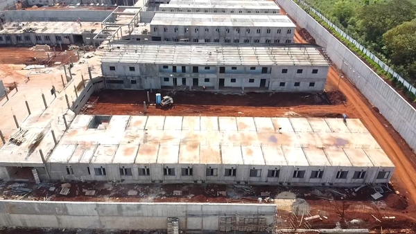 La penitenciaría de Minga Guazú tiene 55% de avance