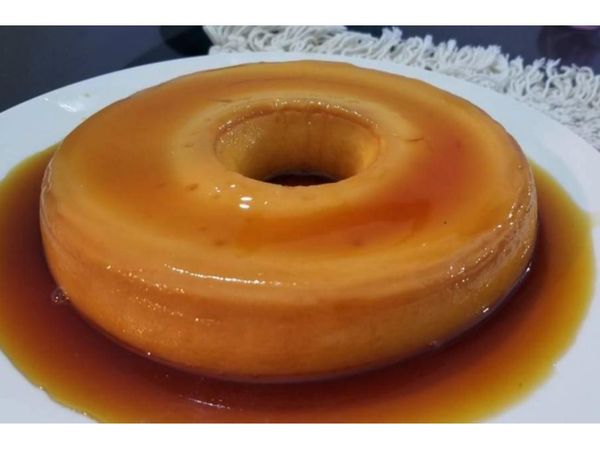 Un flan casero, fácil y rápido