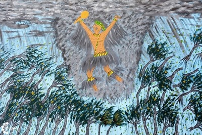 Presentan exposición del artista plástico Basybuky “El grito del pantanal” | .::Agencia IP::.