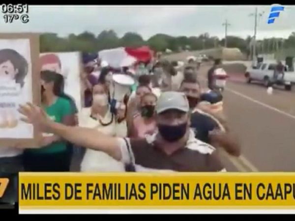 Pobladores claman por servicio de agua potable en Caapucú