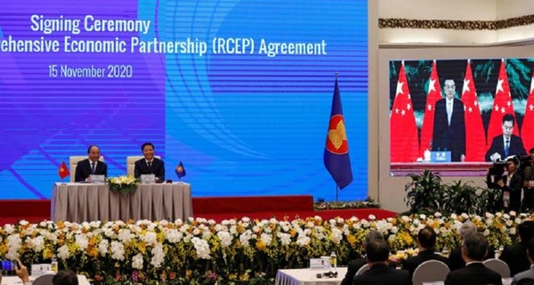 Un éxito para Pekín el acuerdo comercial de China con 14 países de la región