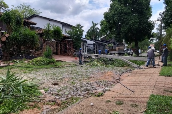 Temporal causó pérdida de más de G. 4.700 millones a la ANDE