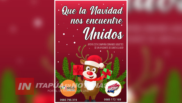 JÓVENES SOLIDARIOS INICIAN CAMPAÑA PARA REUNIR JUGUETES