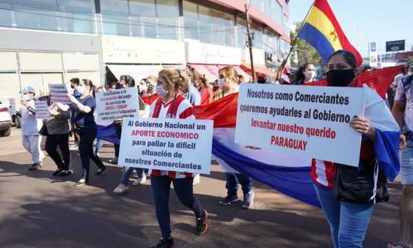Siguen las manifestaciones en el Sur solicitando el pytyvô comercial