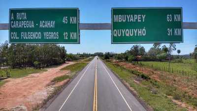 Gobierno inaugura conexión asfáltica que impulsará el desarrollo en Paraguarí | .::Agencia IP::.
