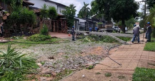 ANDE reporta daños por unos 670 millones de dólares, tras temporal