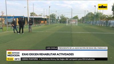 Exas piden rehabilitar actividades deportivas - ABC Noticias - ABC Color