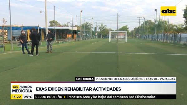 Exas piden rehabilitar actividades deportivas - ABC Noticias - ABC Color
