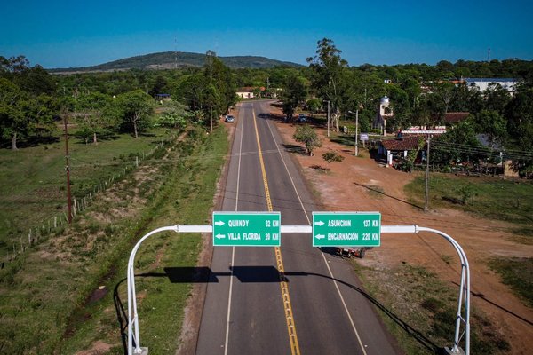 Más de 9.000 habitantes de Caacupú y Quyquyhó se benefician con nueva ruta asfaltada - El Trueno