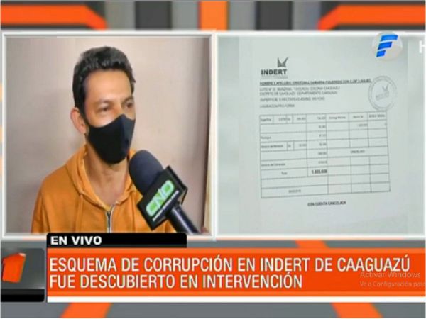 Intervienen Indert de Caaguazú por supuesto esquema de corrupción