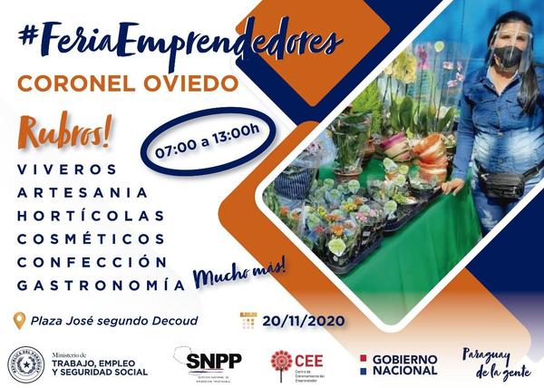 Realizarán Feria de Emprendedores en Coronel Oviedo – Prensa 5