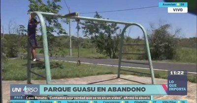 La Nación / Parque Guasu Metropolitano está en total estado de abandono