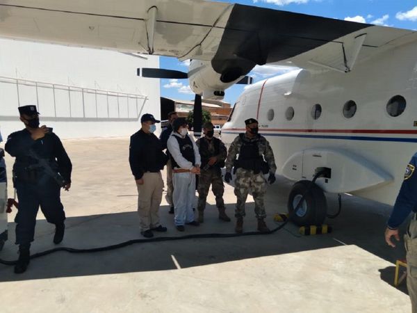 Extraditan a Néstor Báez Alvarenga a Brasil por narcotráfico y lavado