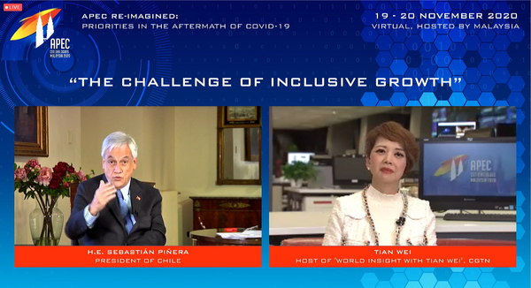 Piñera aboga en APEC por inclusividad y sustentabilidad en sus políticas públicas - MarketData
