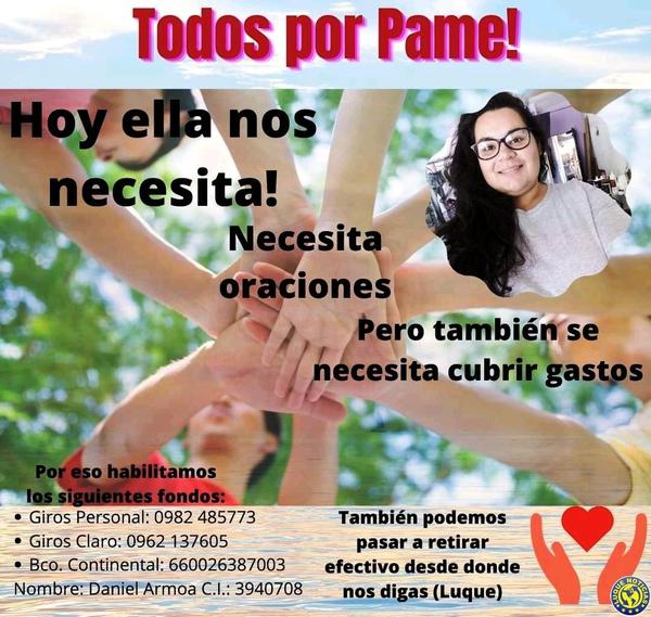 ¡Todos por Pame! •