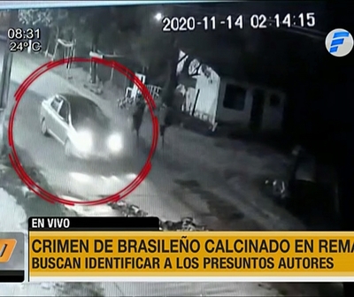 Buscan identificar a responsables del crimen del brasileño calcinado en Remanso