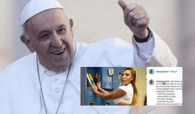 Investigan el ”me gusta” del Papa a una modelo en Instagram - Noticiero Paraguay
