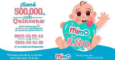 La Nación / Continúa la promo “El Mimo del año” con premios de G. 500.000