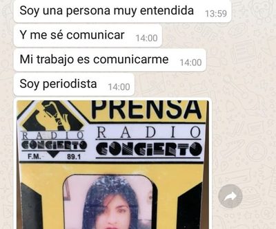 Mujer se hace pasar por periodista de Concierto para extorsionar, aclaramos que no pertenece a este medio