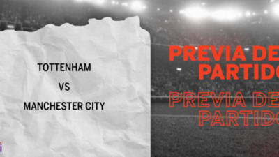 Tottenham quiere seguir su racha positiva ante Manchester City