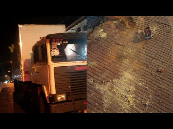 Camión de gran porte causó destrozos en pleno centro de la ciudad de Encarnación