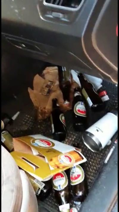 Detienen a una conductor en presunto estado de ebriedad - Nacionales - ABC Color
