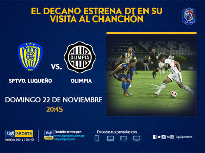 Olimpia, con nuevo técnico, se presenta en Luque