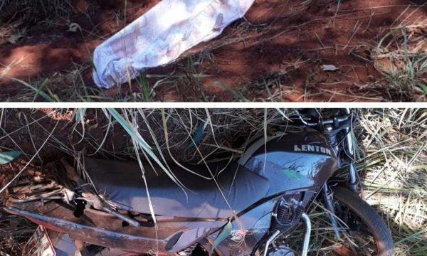 Hombre muere tras caer de su motocicleta
