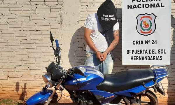 Detienen a delincuente que asaltó a trabajador