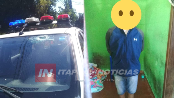 UN DETENIDO LUEGO DE CAUSAR DESTROZOS EN CASA AJENA.