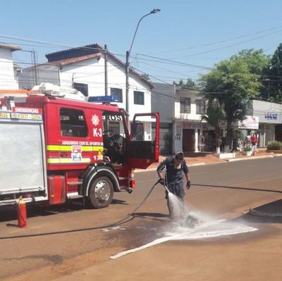Tanque de combustible se incendia en plena estación de servicios - ABC en el Este - ABC Color