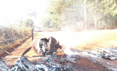 HOY / Hallan avión incinerado en Itakyry