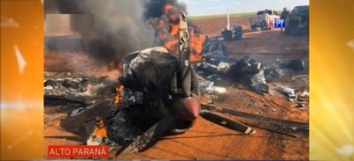 Queman presunta narcoavioneta en Itakyry | Noticias Paraguay