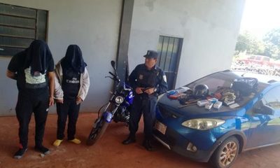 Detienen a dos delincuentes que robaron en local, y luego asaltaron a motociclista – Diario TNPRESS