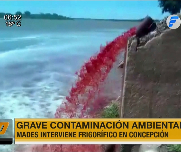 Mades clausura frigorífico por grave contaminación en el río Paraguay