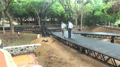Mejoras del Parque Independencia de Pdte. Franco serán inauguradas antes de fin de año