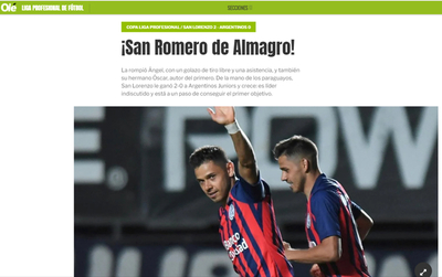Ahora, todos los elogios son para los Romero