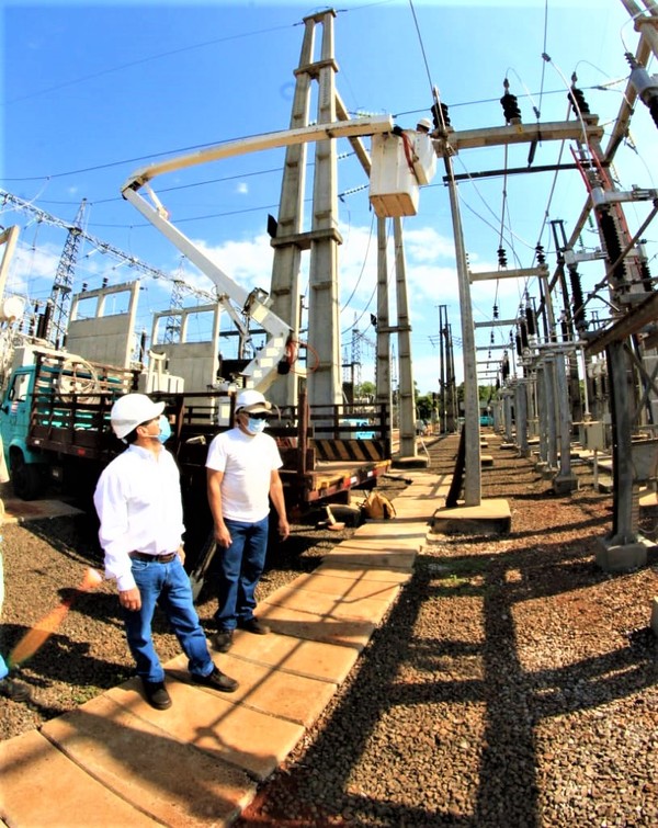 ANDE invirtió US$ 1.500.000 para repotenciar el suministro eléctrico desde la Subestación Pdte. Franco | .::Agencia IP::.