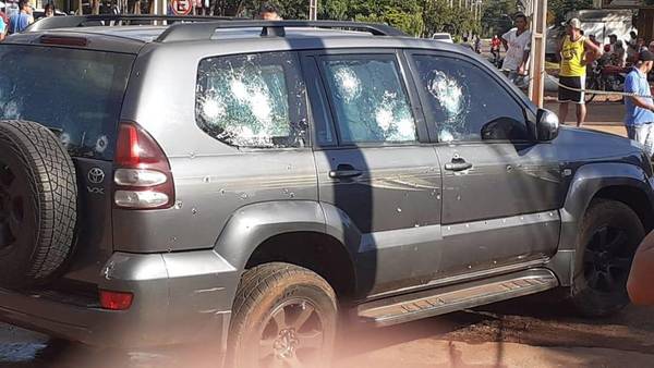 Acribillado a pesar de ir en vehículo blindado: obra de PCC, estima la Policía - ADN Paraguayo