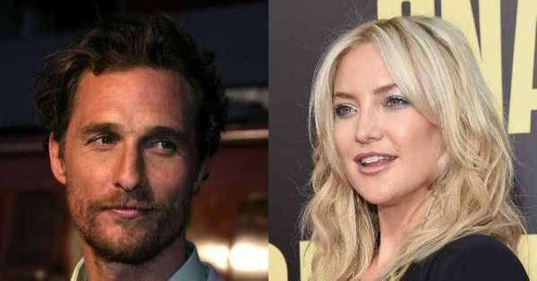 Matthew McConaughey responde a los dichos de Kate Hudson sobre sus 'malos besos' - C9N