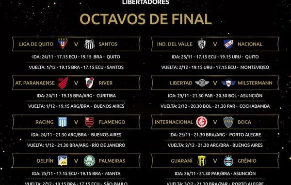 Libertad y Guaraní, los paraguayos en los octavos de final de la Libertadores