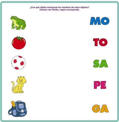Reconocemos sílabas - Escolar - ABC Color