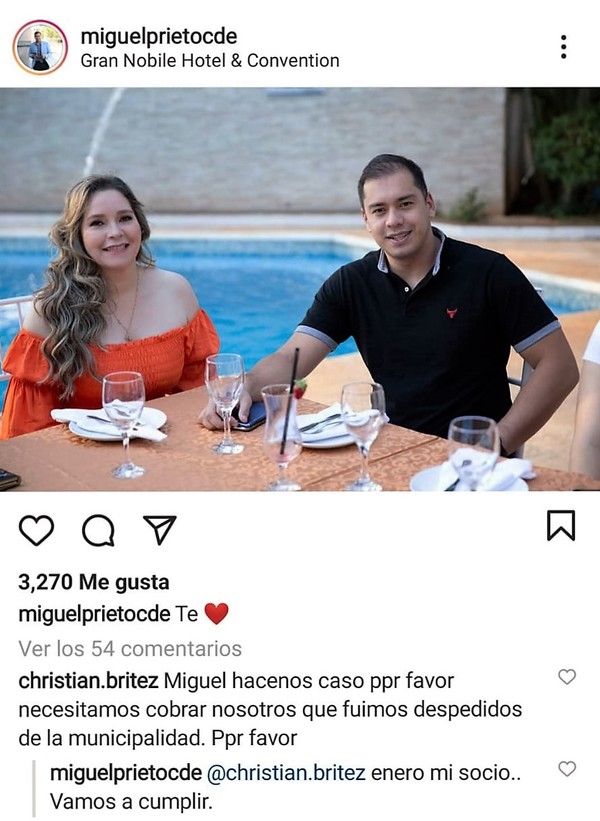 Prieto muestra su vida de RICACHON y trabajadores le reclaman pago de sueldos