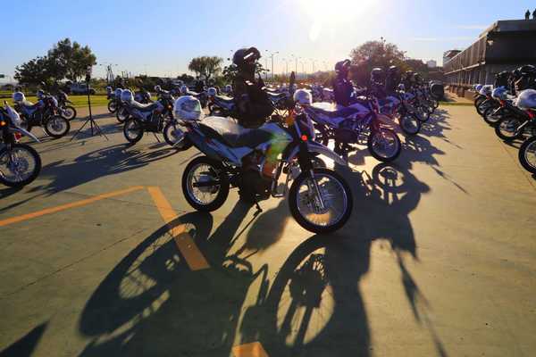 Policía Nacional adquiere 48 motocicletas para reforzar patrullajes