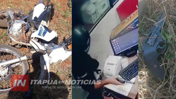 HALLAN MOTOCICLETA ABANDONADA TRAS ASALTO EN LA ESPERANCITA