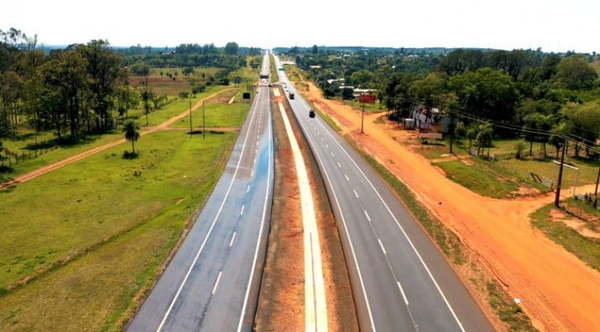 Se habilitará al tráfico el primer tramo de duplicación en Caaguazú - Noticiero Paraguay