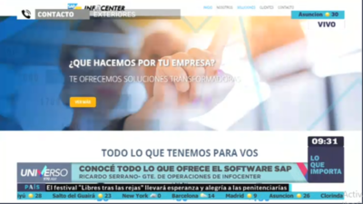 HOY / Ricardo Serrano, gerente de Operaciones de Infocenter, sobre el software de SAP