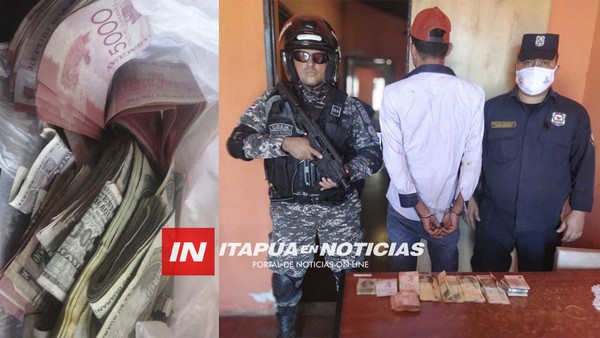 RECUPERAN TOTALIDAD DEL DINERO ROBADO EN ASALTO EN KA’AGUY RORY